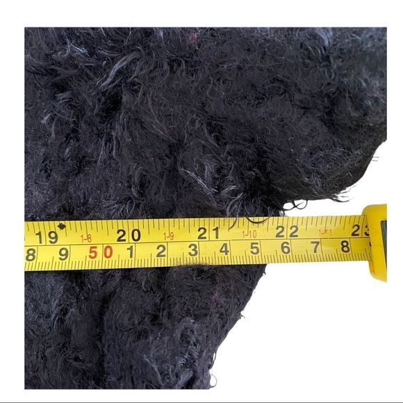 Lord & Taylor open front black long sleeve fuzzy cardigan super soft S NWT - Picture 4 of 6